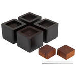 Wood Bed Risers Set of 4