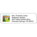 Mountain Scene Personalized Address Labels