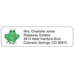 Frog Personalized Address Labels