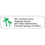 Palm Tree Personalized Address Labels