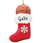 Personalized Sports Stocking Ornament