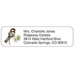 Chickadee Personalized Address Labels