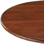 Wood Grain Vinyl Elasticized Table Cover
