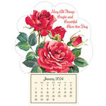 Mini Magnetic Calendar Roses in Bloom