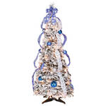 4' Snow Frosted Winter Style Pull-Up Tree by Holiday Peak™