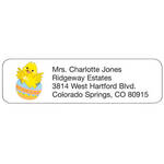 Personal Design Label Chick in Egg