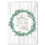 Personalized Joy to the World Christmas Card Set of 20
