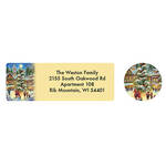 Personalized Christmastime Address Labels & Seals 20