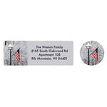 Personalized Patriotic Lamppost Address Labels & Seals 20