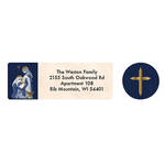 Personalized Nativity Arches Address Labels & Envelope Seal 20
