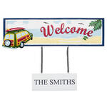 Personalized Welcome Beach Sign