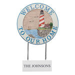 Personalized Welcome Lighthouse Sign