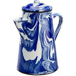 Blue Marble Enamelware Coffeepot by Home Marketplace