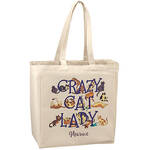 Personalized Crazy Cat Lady Tote