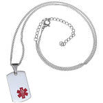 Personalized Medical ID Tag Necklace