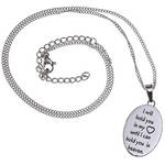 Personalized Miss You Oval Necklace
