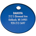 Personalized Circle-Shaped Pet Tag