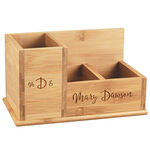 Personalized Bamboo Mail Sorting Holder