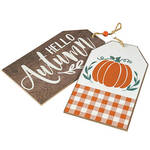 Hello Autumn Double-Sided Wall Tags by Holiday Peak™