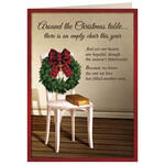 The Empty Chair Christmas Card Set of 20