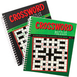 Crossword Puzzle Spiral Books, Vol. 1 and 2, Set of 2