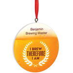 Personalized Beer Brewing Ornament