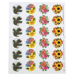 Seasonal Florals Envelope Seals, Set of 48