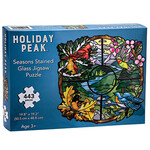 Seasons Stained Glass Jigsaw Puzzle by Holiday Peak™, 443 pieces