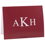 Personalized Monogrammed Classic Note Cards, Set of 20
