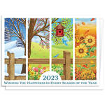 Personalized Four Seasons Calendar Card