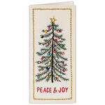 Personalized Beaded Christmas Tree Card