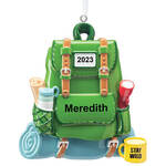 Personalized Backpacker Ornament