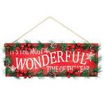 Most Wonderful Time Wall Hanging by Holiday Peak™