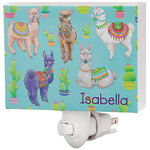 Personalized Llamas Children's Night Light