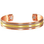 Copper Magnetic Bracelet Single Twist
