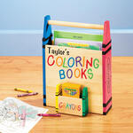 Personalized Coloring Book Caddy