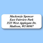 Script Personalized Roll Address Labels, Set of 200