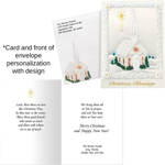 Personalized Satin Chapel Christmas Card Set of 20