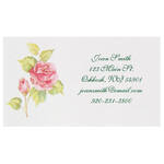 Personalized Rose Business Cards, Set of 200