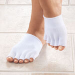 Silver Steps™ Open Toe Gel Socks