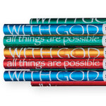 Personalized With God Foil Pencils, Set of 12