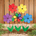 Colorful Flower Spinners Set of 5