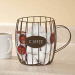 Coffee Cup Wire Basket