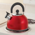 Red Whistling Tea Kettle by Home-Style Kitchen™