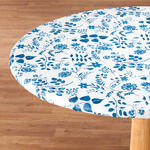 Flowing Flowers Vinyl Elasticized Tablecover By Home-Style Kitchen™