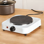 White Solid Single Top Hot Plate by Home Style Kitchen