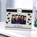 Personalized Tossed Cap Graduation Frame