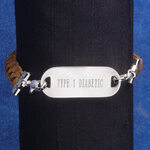 Personalized Medical ID Braided Bracelet