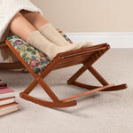 Deluxe Foldable Rocking Footrest