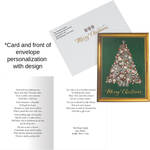 Glittering Tree Christmas Card Set of 20